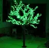 LED Artificiale Cherry Blossom Tree Light Christmas 1248pcs Lampadine LED 2m / 6.5ft Altezza 110/220VAC Uso esterno antipioggia Gratuito