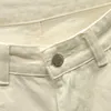 Estate bianco uomo strappato jeans dritti larghi moda corta hip hop bermuda fori maschio tinta unita casual spiaggia pantaloncini di jeans 210714