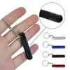 50 mm Main Mini Portable En Métal Pipe à priser renifler porte-cigarette accessoires avec porte-clés chaîne