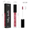 Lip Gloss Matte Lipstick Makeup 24 uur langdurig naakt rood gepigmenteerd vloeibare waterdichte geen droogcosmetica