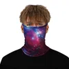 3D Magic Starry Sky Imprimer Masque d'équitation Cyclisme en plein air Multifonction Poussière Protection solaire Tube Cou Masque Moto Bandana Y1020