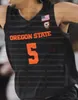 Anpassade Oregon State Beavers baskettröjor betalar utbetalningar Tres Tinkle Thompson Kelley Reichle Hollinsa.C. Grön Barry Payton