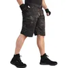 Summer Hiking Men's Shorts Multi Pocket Loose Camouflage Short Outdoor Climbing Army Military Training Tactical Shorts S-3XL C0222