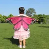 Butterfly Wings Ladybug Costume Bumblebee Cosplay Wing With Mask Halloween Kostym för barn Flickor Boys Party Favor Costume Acces Q0910