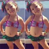 Swimsuit Swimwear 2021 New 3Pcs Toddler Kids Baby Girl Mermaid Bowknot Bathing Suit Summer Tankini Bikini Suit Beachwear Biquini