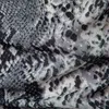 Camicia elegante da uomo a maniche lunghe con motivo in pelle di serpente autunnale di buona qualità smoking slim fit Natale189C