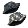 Tropical Banana Tree Printed Bucket Hat Spring Summer Unisex Outdoor Beach Panama Caps Sun Hats for Women Men248Z