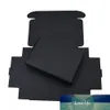 13x9.5x3cm Black Cardboard Gift Opbergdozen Detailhandel Vouwbare Bruiloft Verjaardagskaart Foto Pakket Kraft Papieren Box Partboard Doos