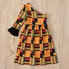 Meisjes zomerjurken kinderen boho stijl off-shoulder jumpsuit voor baby 210528