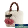 Nowy zimowy futrzany ramię Messenger Evening Bag Cherry Girl Plusz Super Cute Furry Wysokiej jakości styl