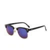 Vente en gros de haute qualité Designer lunettes de soleil pour hommes femmes Vintage luxe demi cadre en métal mode lunettes de soleil polarisées lunettes UV400 avec