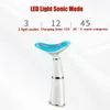 45° Electric Vibration LED Photon Massage Face Lifting Neck Massager Skin Care