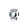 Köpüklü Mavi Taç O Charm 2020 Kız Yeni Gümüş Takı Kadın Moda Boncuk Takı Yapımı Için Q0531