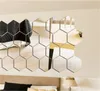 Autocollant mural miroir 3D hexagonal amovible, autocollant mural amovible, décoration de maison, Art DIY 147 V24719766