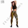 Leggings pour femmes PLstar Cosmos Est femmes 3Dprint tatouage Tribal Samoa Plus taille américaine entraînement pantalon mince Sexy Fitness