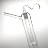 6,7 Zoll 14 mm weibliche Glas-Ölbrenner-Bong-Wasserpfeifen Shisha mit männlichen Brennern, dicke, berauschende Recelyer-Rigs zum Rauchen