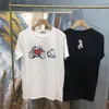 21SS 남성 디자이너 T 셔츠 기독교 꿀벌 패션 남자 T 셔츠 남자 파리 프랑스 스트리트 반바지 소매 의류 Tshirts