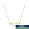Vintage semplice imitazione perla catena d'oro collana donna moda nuovo catena clavicola catena femminile gioielli accessori anniversario regali prezzo di fabbrica design esperto