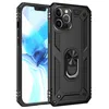 Heavy Duty Hybrid 360 Rotation Ring Stand Military Grade Magnetic Cas pour iPhone 13 12 Mini 11 Pro Xs MAX XR 8 SE2 Samsung S7 S8 S9 S10 plus S20 Fe S21 Ultra Note 9 10 20