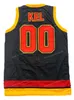 Navio de nós, Kel Mitchell #00 TODOS AS QUE AS JERSEY MENINAS MENINAS TAMANHAS BLACK SI-S-3XL Jerseys