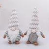 Pluche Doll Faceless Santa Gnome Dolls Ornamenten Kerstboom Hang Hanger Kerstfeest Decoraties voor Home Kids Toy 4938 Q2