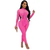 Sexy Club Jumpsuits Frauen Plus Größe 3X 4XL Langarm Strampler Hohe dehnbare Mesh Bodycon Bodysuits Sheer Nachtclub Wear Bandage Jumper 6889