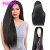 Lace Wig Straight 12-32inch Silky Free Part 150% Density Adjustable Products Brazilian Human Hair 4X4 HD