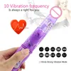 Triple Pleasure Erotic Intimate Goods Vibrator Sex Toys for Adults Women G Spot Clit Stimulator Rotating Dildo Vibrators9836939