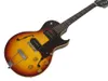 1956 ES 140 Vintage Sunburst Semi Hollow Body Electric Guitar 34 Size Short Scale Double F Gaten Zwart P 90 Pickups met Dog EAR8436223