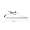 NXY Cockrings Anal sex toys stainless steel metal anal hook with ball hole butt plug dilator prostate massager SM bondage toy for man male 1123 1124