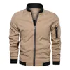 Men Bomber Jacket Thin Slim Baseball Long Sleeve S Windbreaker Zipper Male Outwear Brand Clothing 6XL 210909