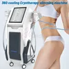 360° Cooling Body Shaping Cryolipolysis Machine Double Channels Cryo Handles Cryotherapy Fat Freezing Coolsculpt Cool Beauty Equipment For Cellulite Removal