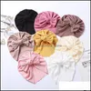 Casquettes Chapeaux Accessoires Bébé, Enfants Maternité Nouveau-Né Bébé Noeud Turban Chapeau Noué Noeud Tête Wrap Doux Coton Bandeau Infantile Enfant Cheveux Interdiction