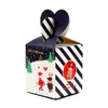 Christma maçã caixa de embalagem caixa saco de papel criativo véspera de natal xmas presente caso doces varejo DH8475