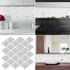 Wall Stickers 3D Brick DIY Decor Waterproof Wallpaper For Kitchen Tiles Bathroom Mosaic Tile Sticker