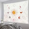 Sun Moon Mandala tapestry Indian witchcraft tapestry Bohemian decorative hippie, living room home decoration mattress 210609