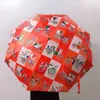 Vari stili Designer di lusso Ombrello automatico di alta qualità pioggia donna uomo pieghevole Ombrelli parasole trasparenti UV sole5006961