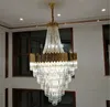 Luxury Modern Crystal Chandelier Lighting High Quality Gold Lustre De Cristal For Living Room Bedroom Led Lamp