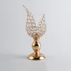 Candle Holders Crystals Luxury Candlestick Unique Wedding Candelabra Party Stand Centerpieces Home Table Decoration