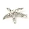 Pins, Brooches Fashion Rhinestone Starfish For Women Large Insect Brooch Pin Dress Coat Accessories Cute Jewelry