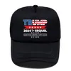 Trump Baseball Caps 2024 Presidentval Brev Tryckt sommar Sun Hat Justerbara hattar USA Hip Hop Cap Head Wear LT12