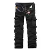 Men's Cargo Pants Casual Loose Multi Pocket Long Trousers Camouflage Military Male street Joggers Plus Size 44 210715