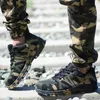 Chaussures indestructibles d'extérieur hommes chaussures de sécurité Camouflage bottes militaires chaussures de travail Anti-crevaison bout en acier industriel mâle
