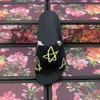 남성 여성 2021 디자이너 슬리퍼 올바른 꽃 상자 먼지 가방 신발 뱀 프린트 슬라이드 여름 넓은 평평한 샌들 크기 35-41
