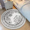 Round Carpet Large Area Rugs for Living Room Bedside Rug Water Absorbent Floor Mat Non-slip Door Mats Tapis Nordic Ethnic Style 220301