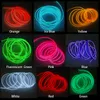 1M3M5M Flexible Car Interior Lighting LED Strip Garland Wire Rope Tube Line Neon Light With Cigarette Drive controller4374615