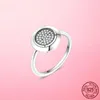 925 Argento sterling impilabile Infinito Heart Daisy Flower Ring Regalo gioielli da donna