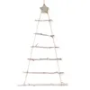 Nordischer Stil DIY hölzerner Weihnachtsbaum künstliche gefälschte Kindergeschenke Ornamente Wandbehang Dekoration für Zuhause 211112