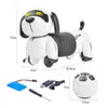 Giocattolo elettronico per animali domestici, cane robot intelligente telecomandato per bambini, giocattolo RC, programmabile, senza fili, intelligente, parlante, touch control