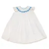 Baby Girls Hand Made Damocking Платье Детские Вышивка Детки Малыша Бутик Принцесса Платья Девушка Испанская Одежда 210303